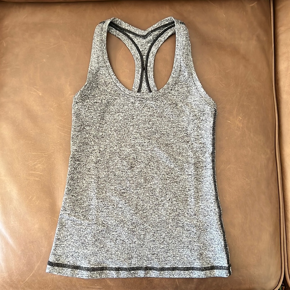 Lululemon Heather Grey Tank Top size 2
